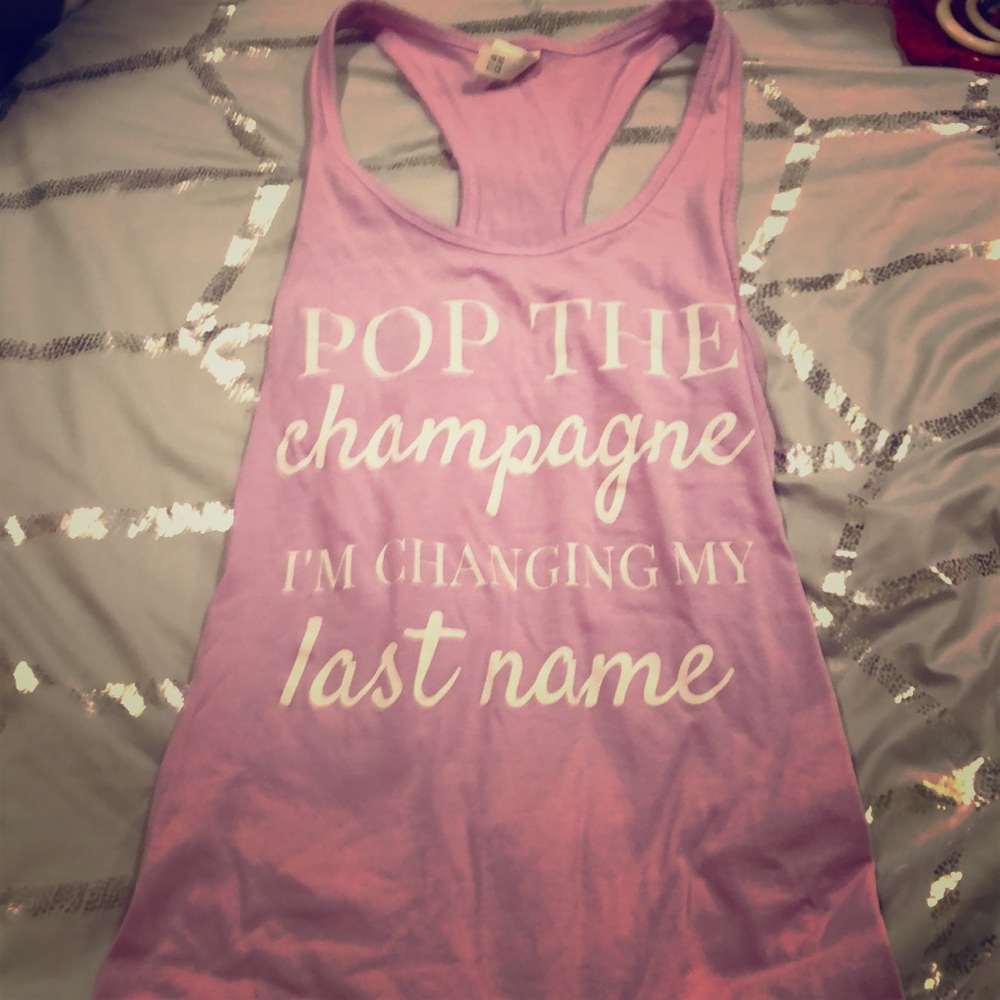 Bride to be tank